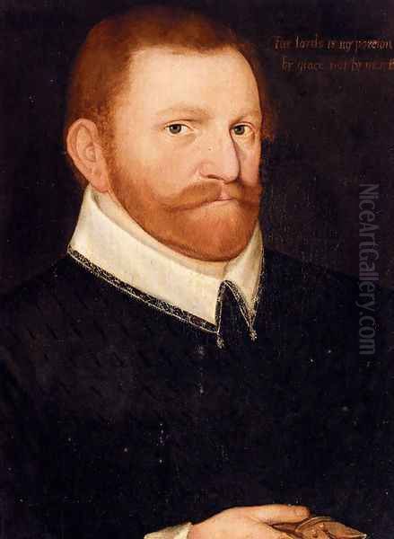 Portrait Of A Gentleman Oil Painting by Hieronymus Custodis