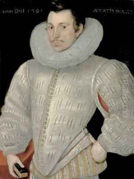 Sir John Ashburnham 1571-1620 Oil Painting by Hieronymus Custodis