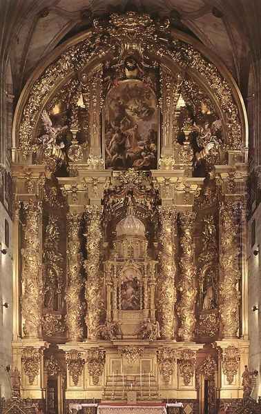 Main Altar Oil Painting by Jose Benito Churriguera