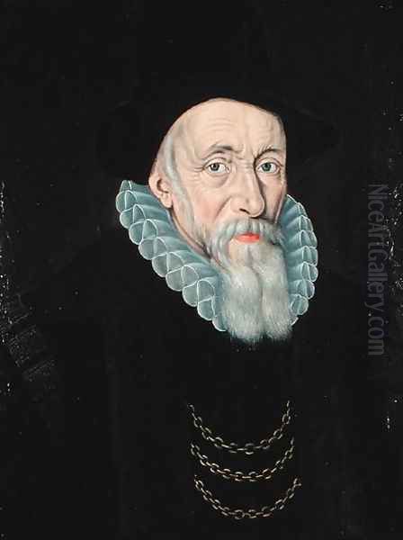 Thomas Sackville (1536-1608) Oil Painting by John de Critz