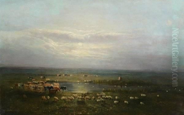 Paysage Russe Oil Painting by Arkhip Ivanovich Kuindzhi