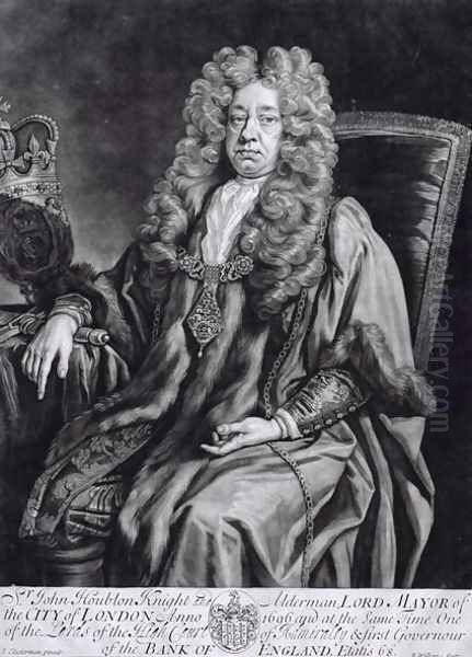 Sir John Houblon (1632-1711) Oil Painting by Johann Closterman