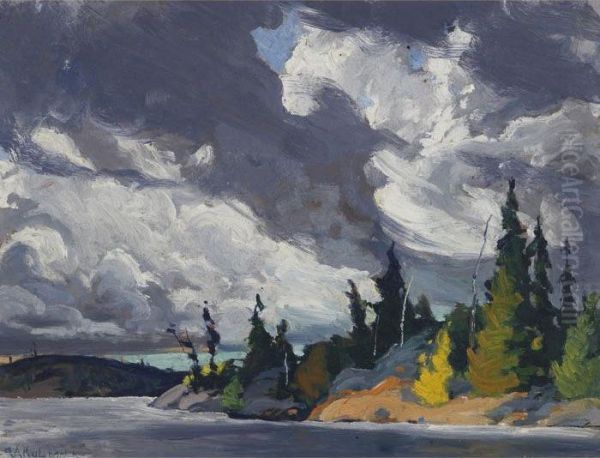 Storm Clouds Oil Painting by George Arthur Kulmala