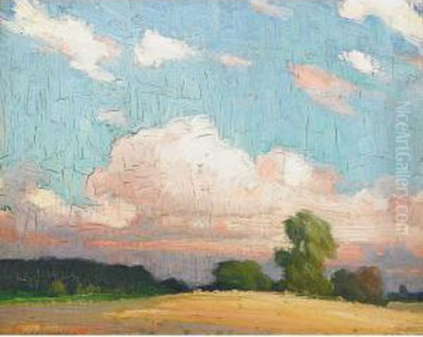 Late Afternoon Oil Painting by George Arthur Kulmala