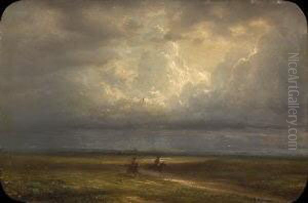 Weite Landschaft Oil Painting by Karl Robert Kummer