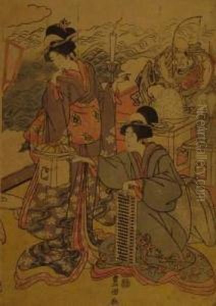 L'acteur Sawamura Tanosuke En Onnagata Oil Painting by Kunisada