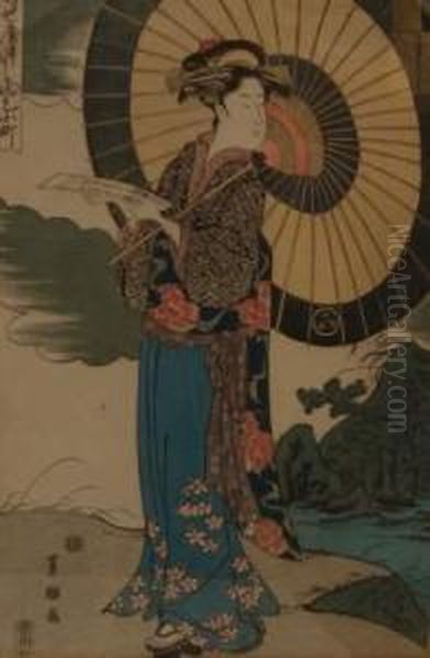 Tosei Oil Painting by Kunisada