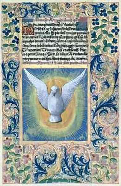 The Holy Spirit Oil Painting by Jean Colombe