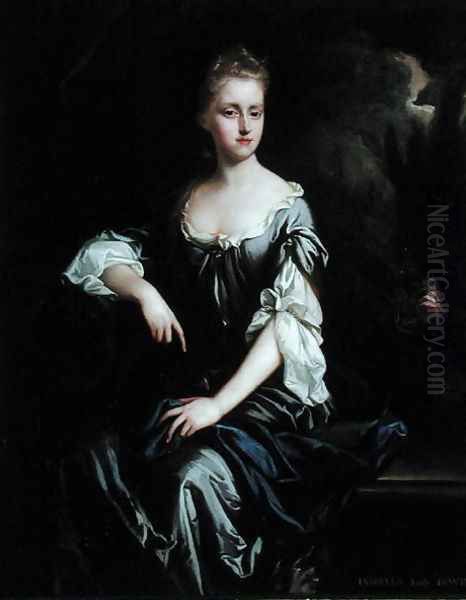 Portrait of Isabella Machell, Viscountess Irwin, c.1685-90 Oil Painting by Johann Closterman