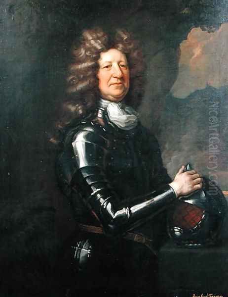 Major General Thomas Fairfax (1633-1715) Oil Painting by Johann Closterman