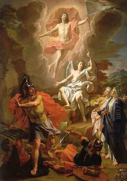 The Resurrection of Christ, 1700 Oil Painting by Noel Coypel