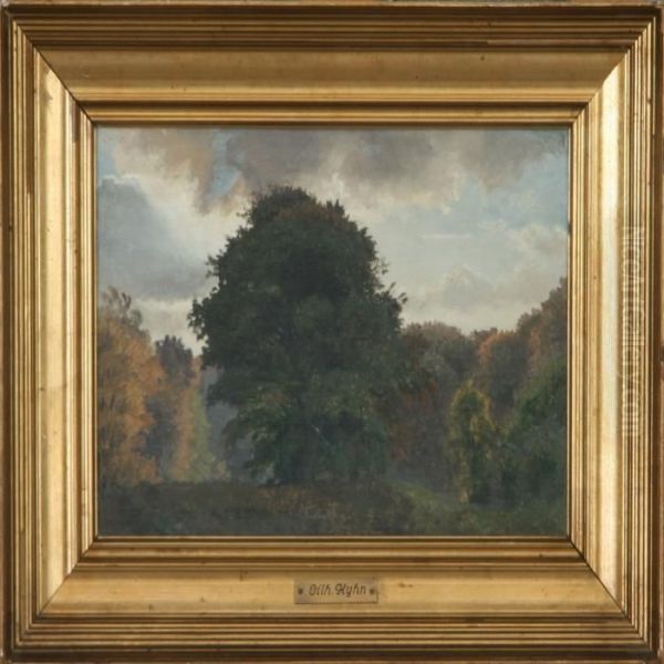 Signedmonogram Frdbg Oil Painting by Vilhelm Peter C. Kyhn