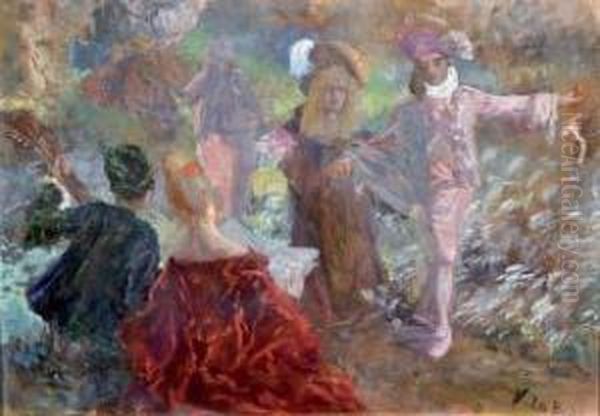 Carnevale Oil Painting by Vincenzo La Bella