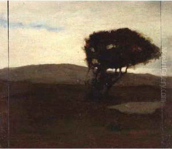 Rising Of East Wind, Newport Oil Painting by John La Farge