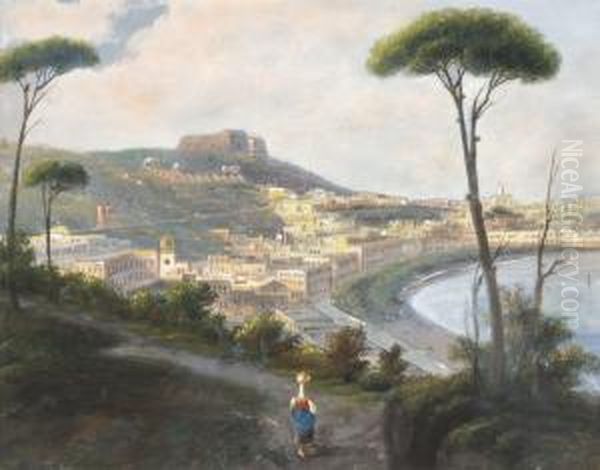 Vue De Naples Et De La Chartreuse De San Martino by Gioacchino La Pira