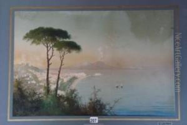 Baie De Naples Oil Painting by Gioacchino La Pira