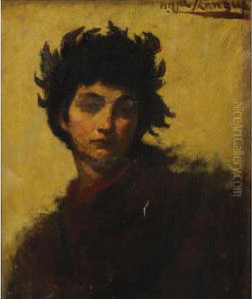 Portrait Of A Young Man As Apollo Oil Painting by Henry Herbert La Thangue