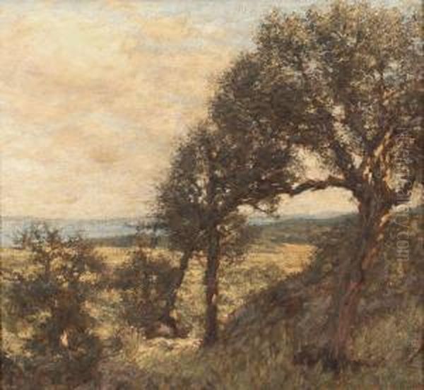 H. H. Lathangue Oil Painting by Henry Herbert La Thangue