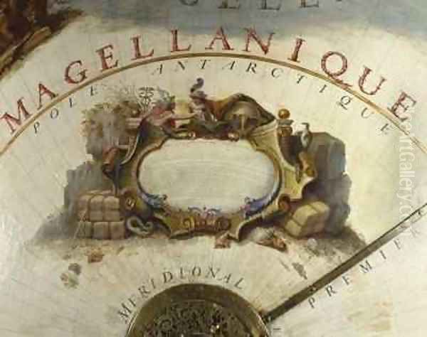 Terrestrial globe 54 Oil Painting by Vincenzo Maria Coronelli