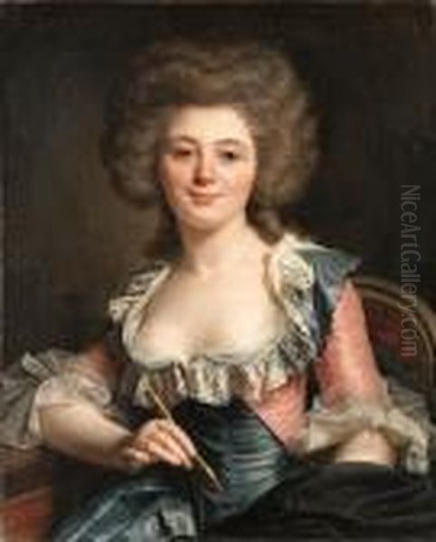 Labille-guiard, A Oil Painting by Adelaide Labille-Guyard