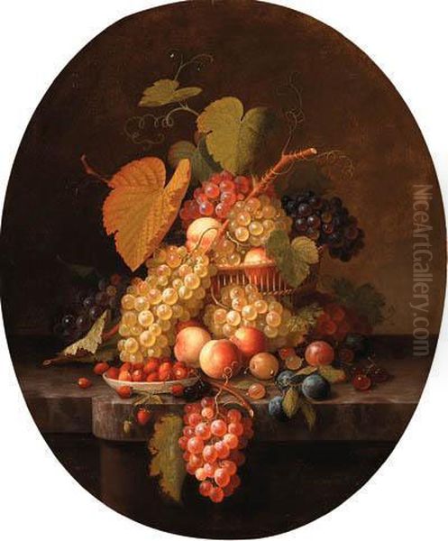 Still Life With Fruit Oil Painting by Paul Lacroix