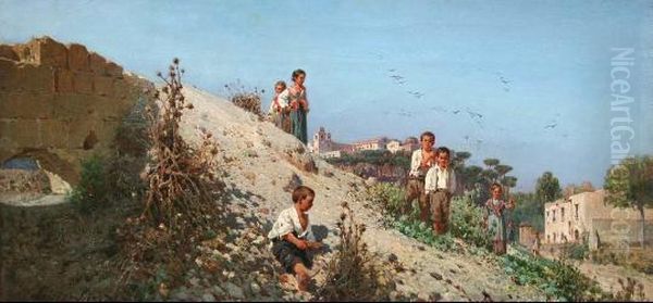 Piccoli Modelli Oil Painting by Giuseppe Laezza