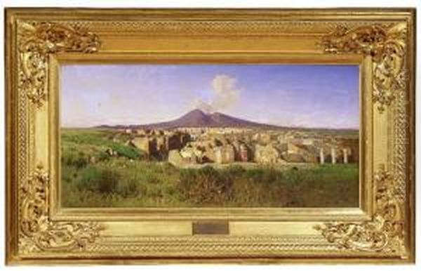 Pompei Oil Painting by Giuseppe Laezza