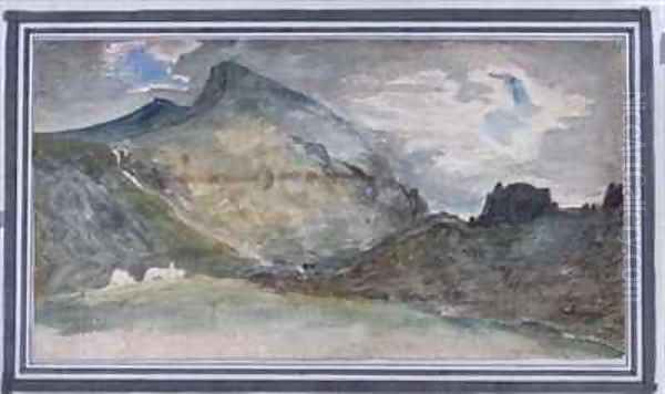 Hellvellyn Oil Painting by John Constable