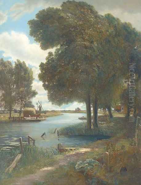 The ferry Oil Painting by John Constable