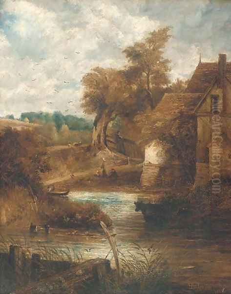 Willy Lott's House Oil Painting by John Constable