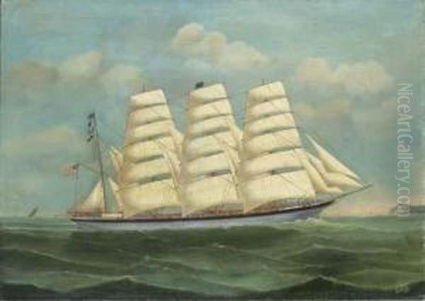 Sailing In Choppy Waters Oil Painting by Lai Fong