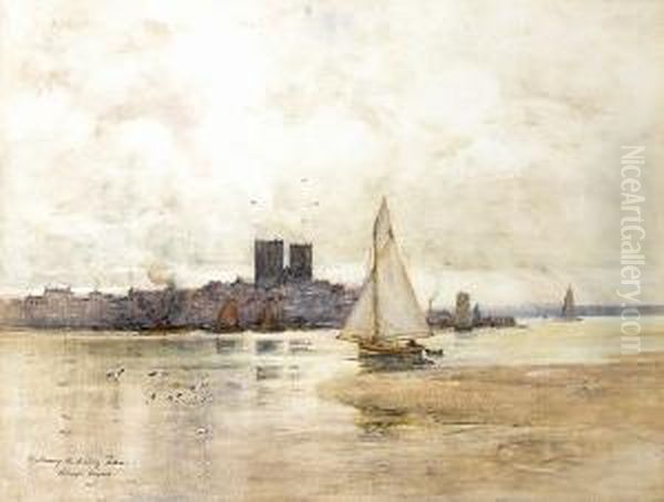 Kings Lynn Oil Painting by James Garden Laing