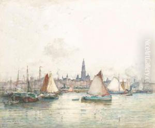 Antwerp Oil Painting by James Garden Laing