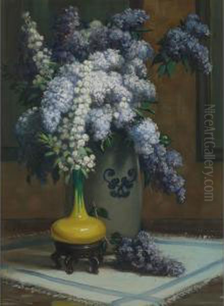 Still Life Oil Painting by Frederick Mortimer Lamb