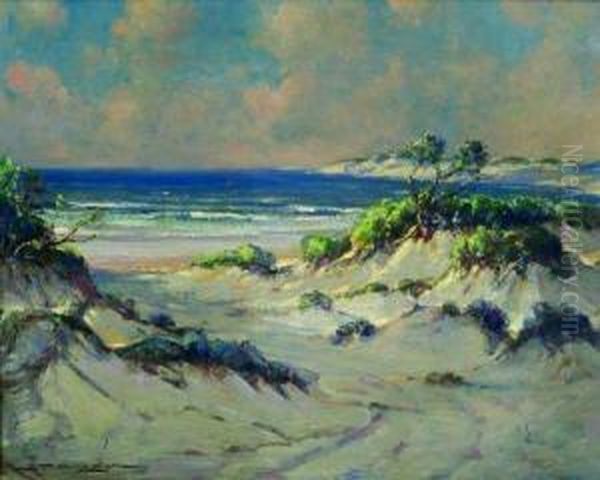 Sand Dunes Oil Painting by Frederick Mortimer Lamb