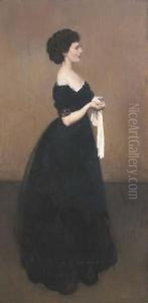 Miss Alison Preston Oil Painting by George Lambert