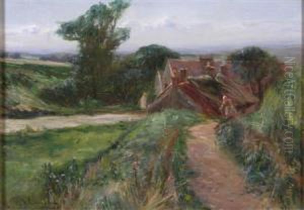 The Daily Walk Oil Painting by William Bradley Lamond