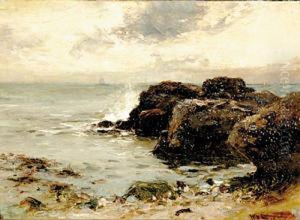 Seascape Oil Painting by William Bradley Lamond