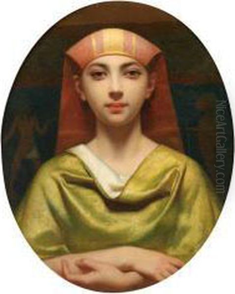 Jeune Egyptienne Oil Painting by Charles Zacharie Landelle