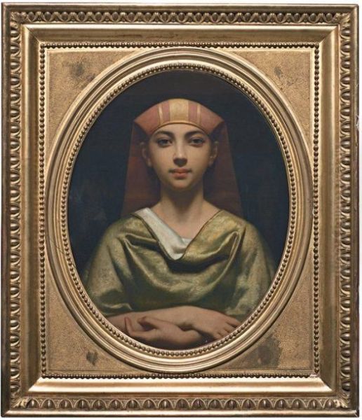 L'egyptienne Oil Painting by Charles Zacharie Landelle