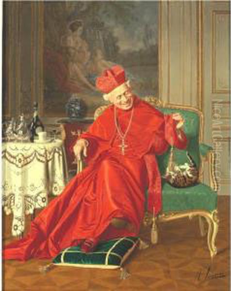 His Eminence's Friend Oil Painting by Andrea Landini