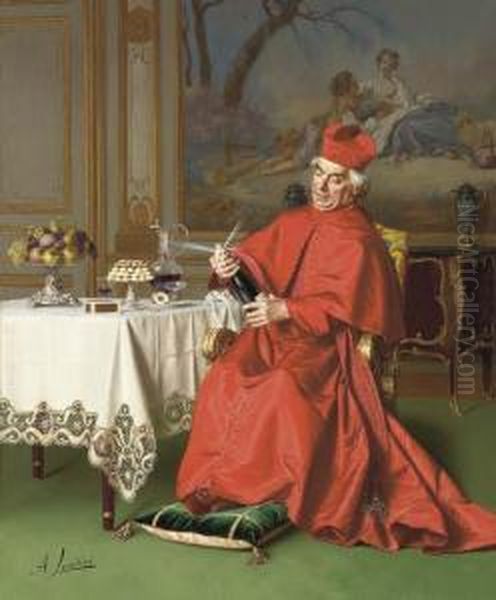 The Cardinal's Pleasure Oil Painting by Andrea Landini