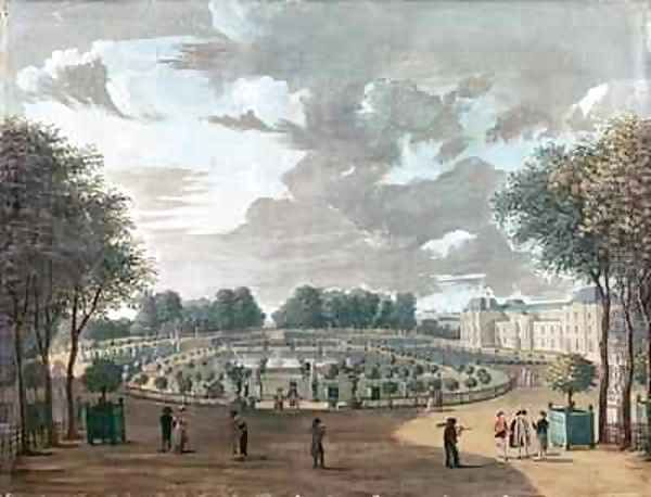 The Luxembourg Gardens Oil Painting by Henri Courvoisier-Voisin