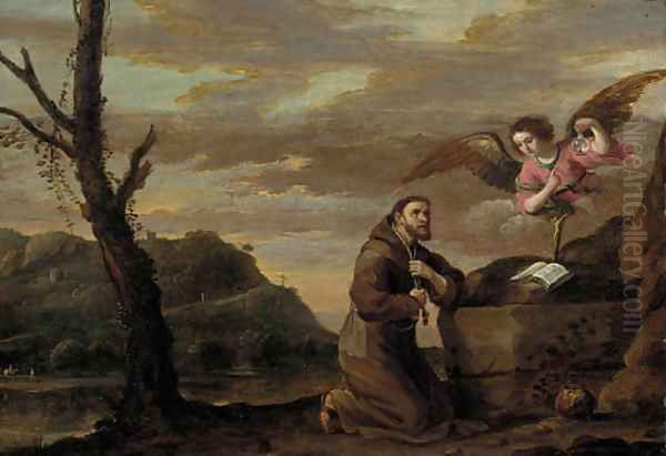 The Ecstacy of Saint Francis Oil Painting by Denys Calvaert