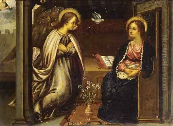 The Annunciation 4 Oil Painting by Denys Calvaert