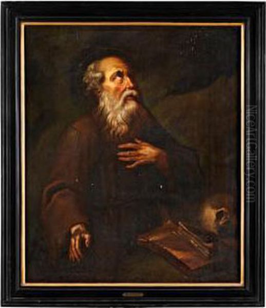 Tillskriven, Den Helige Hieronimus Oil Painting by Giovanni Lanfranco