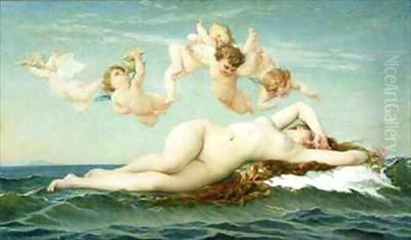 The Birth of Venus Oil Painting by Alexandre and Jourdan, Adolphe Cabanel