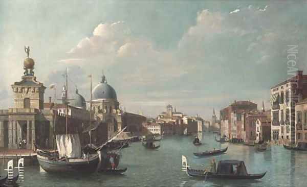 The entrance to the Grand Canal, Venice Oil Painting by (Giovanni Antonio Canal) Canaletto