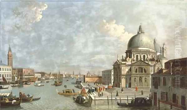 The Entrance of the Grand Canal, Venice Oil Painting by (Giovanni Antonio Canal) Canaletto