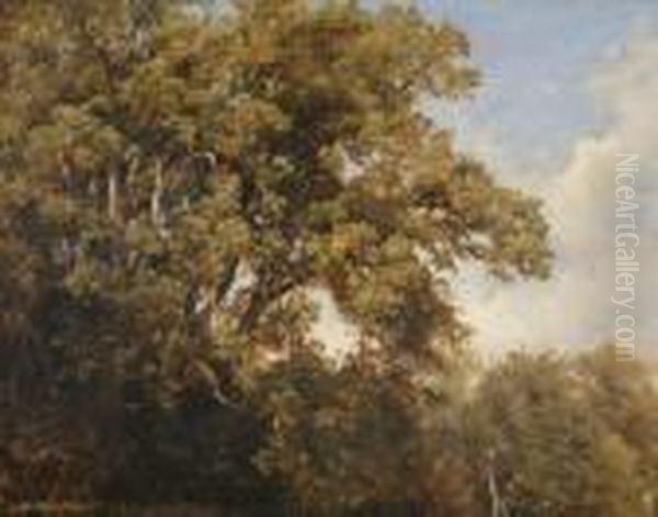 Fronde Oil Painting by Julius Lange